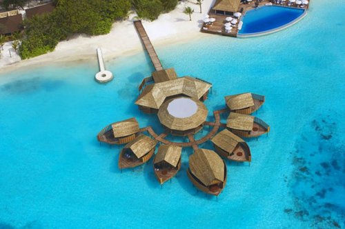 Сказочный отель на Мальдивских островах