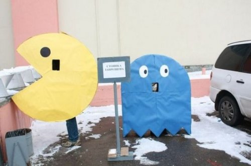 Pac-Man на улицах Москвы