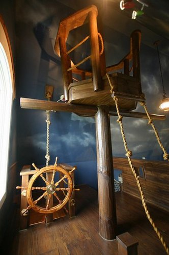 Детская комната в виде пиратского корабля
