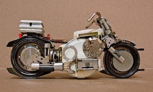 Миниатюрные мотоциклы дизайнера Хосе Пфау