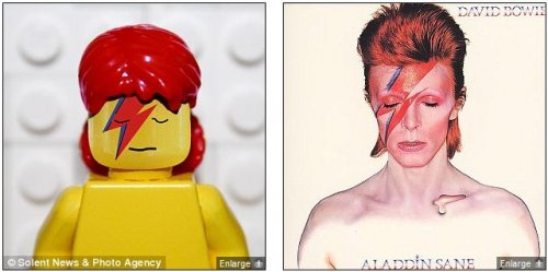 Обложки знаменитых музыкальных альбомов из конструктора Lego