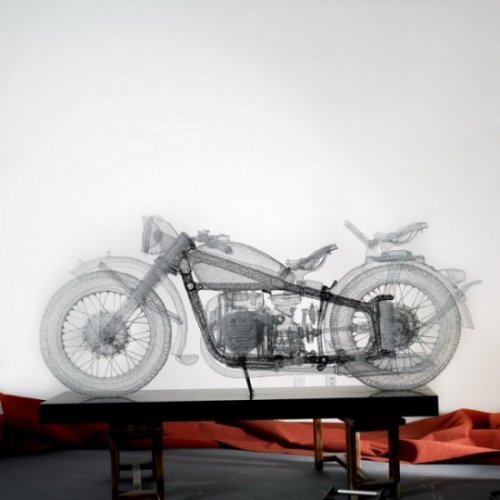 Модели мотоциклов из проволоки