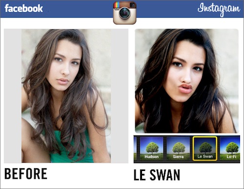 Facebook применил на деле новые фильтры от Instagram