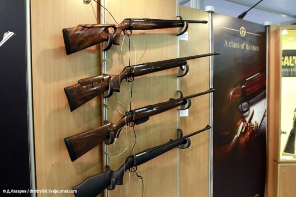 Оружие, представленное на Международной выставке "Arms & Hunting 2012"
