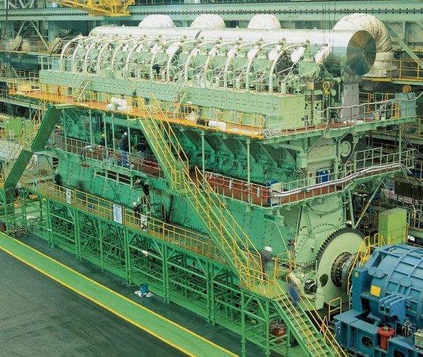 Самый большой и мощный дизельный двигатель в мире