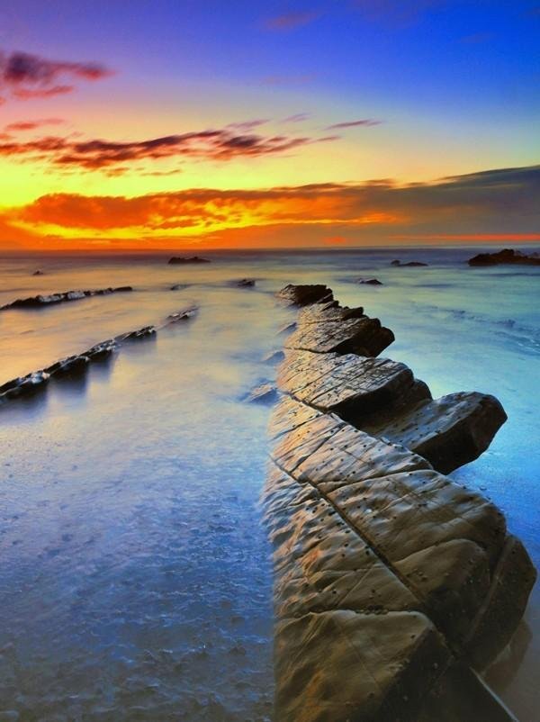 Загадочные хребты-турбидиты на испанском побережье (17 фото)