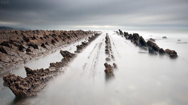 Загадочные хребты-турбидиты на испанском побережье (17 фото)