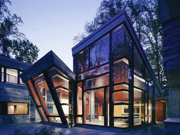 25 Инновационных стеклянных домов