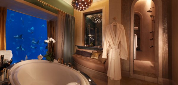 Самые восхитительные гостиничные ванные комнаты (10 фото)