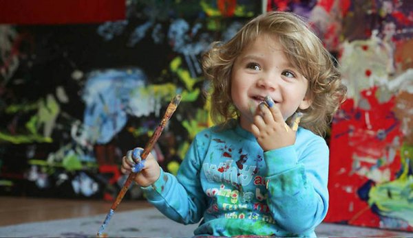 Аэлита Андре – самый юный в мире художник (17 фото)