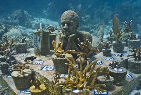 Подводный музей в Канкуне (32 фото)