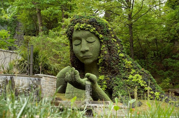 Гигантские живые скульптуры на выставке в ботаническом саду Атланты (12 фото)