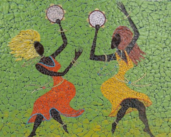 Великолепные мозаичные картины Линды Биггерс (16 фото)