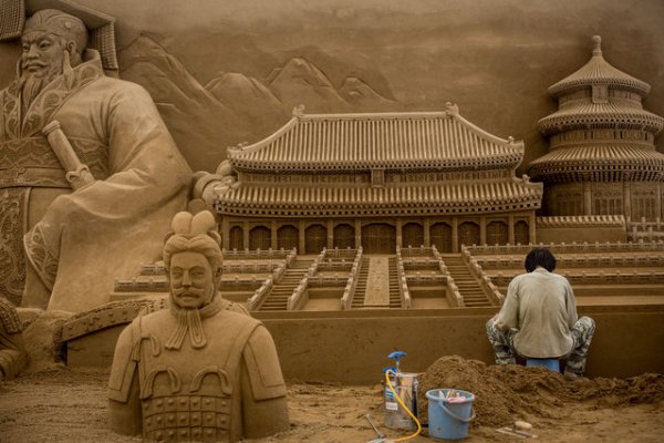 Выставка песочного искусства в Иокогаме (19 фото)