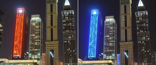 Самый крупный в мире вертикальный лабиринт в Дубае (6 фото)