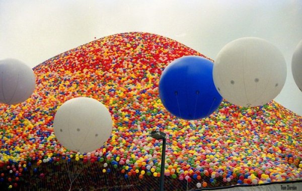 Рекорд воздушных шаров в Кливленде, который больше не повторяли (6 фото)