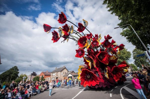 Цветочный парад Bloemencorso Zundert 2015 в Нидерландах (18 фото)
