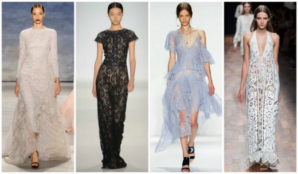 Ажурные платья – модный тренд этого года