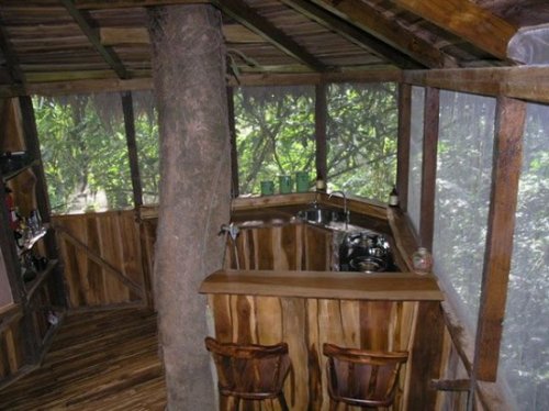 Коста-риканские дома на деревьях