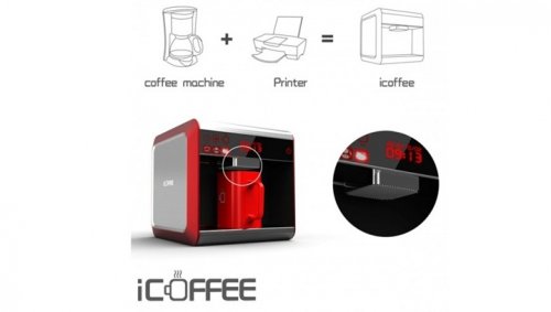 Креативная кофеварка-принтер iFancy