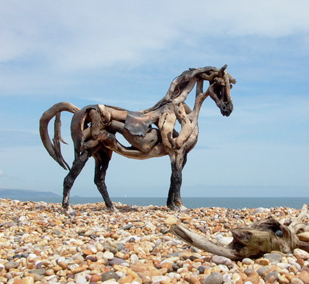 Удивительно красивые скульптуры лошадей