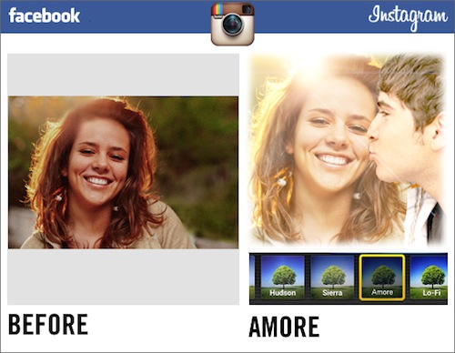 Facebook применил на деле новые фильтры от Instagram