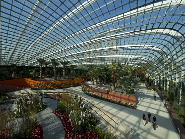 Уникальные Зимние сады, построенные в Сингапуре