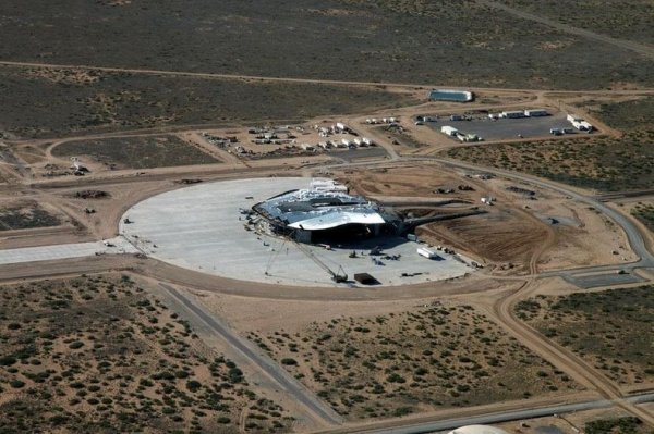 Строительство футуристического космопорта «Америка» в Нью-Мексико приближается к завершению