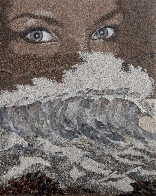 Восхитительные картины Светланы Иванченко, созданные из морских ракушек и песка (20 фото)