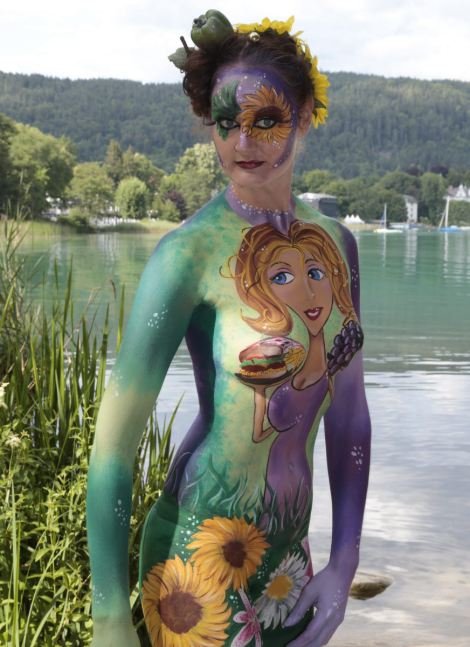 Всемирный фестиваль боди-арта прошёл в Австрии (30 фото)