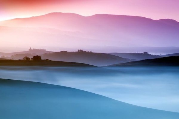 Холмы Тосканы в фотографиях Аднана Бубало (8 фото)