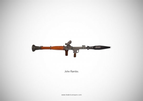 Знаменитое оружие в фотопроекте Федерико Мауро (31 фото)