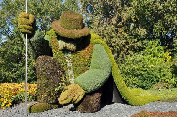 Колоссальные растительные скульптуры на Международной выставке в Монреале (24 фото)