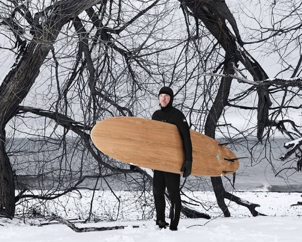 Зимний серфинг на озере Верхнее (14 фото)