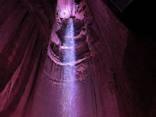 Руби Фоллс, подземный водопад в штате Теннеси (8 фото)