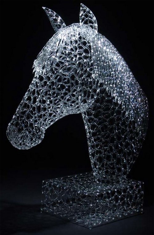 Потрясающие стеклянные скульптуры Роберта Микелсена (10 фото)