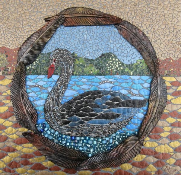 Великолепные мозаичные картины Линды Биггерс (16 фото)