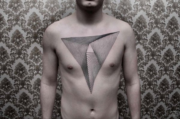 Геометрические татуировки Хаима Махлева (19 фото)