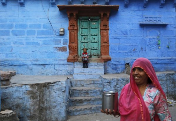 Голубой город Джодхпур (12 фото)