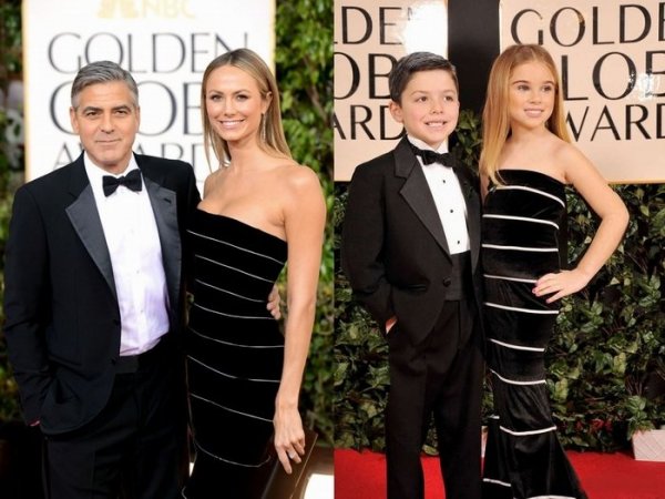 Мини-копии знаменитостей на красной ковровой дорожке Golden Globe Awards (6 фото)