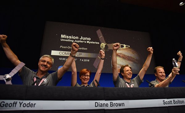Аппарат «Юнона» успешно добрался до орбиты Юпитера