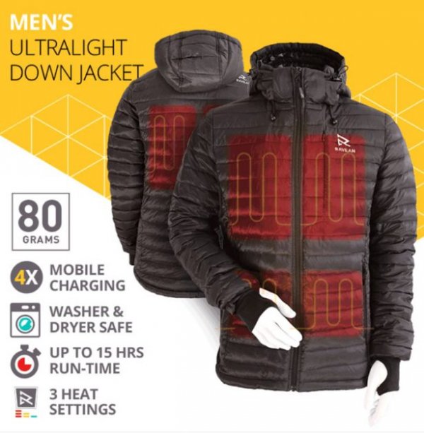 На Kickstarter презентовали куртку с подогревом и зарядкой для мобильных устройств