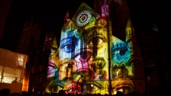 На фасадной части барнаульского храма продемонстрируют необычное световое шоу