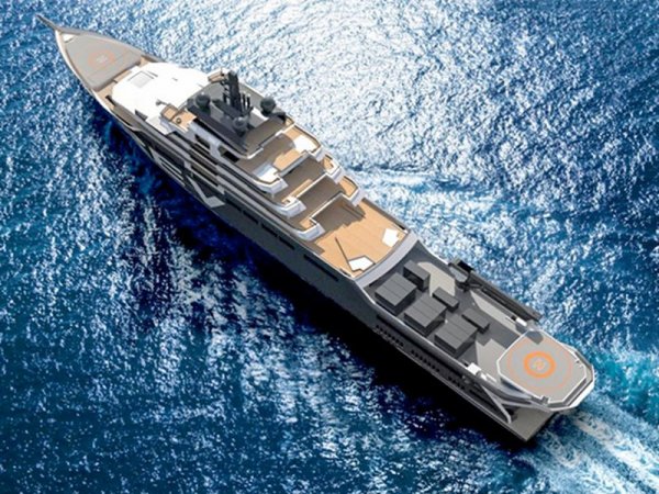 Румыны будут строить судно, длиной 182 метра, для миллиардера из Норвегии