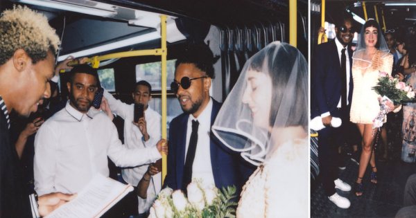 Молодожёны из США сыграли свадьбу в автобусе
