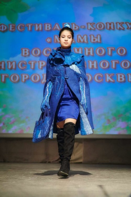 Светлана Копнева представила уникальную одежду для детей из нуновойлока