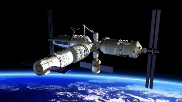 Китай строит собственную космическую станцию